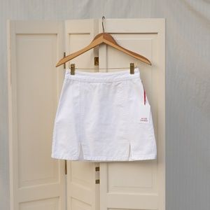 ASOS Denim Skirt With Two Front Slits